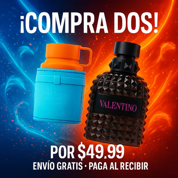 2 Fragancias por $49,99 Sky y Valentino