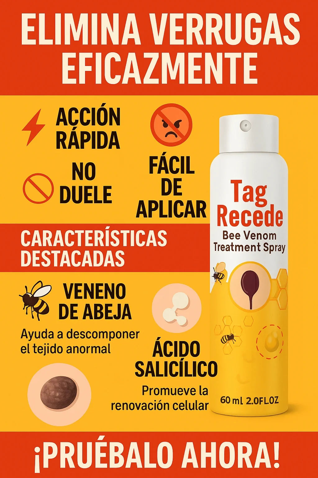 Tag Recede Eliminador De Verrugas