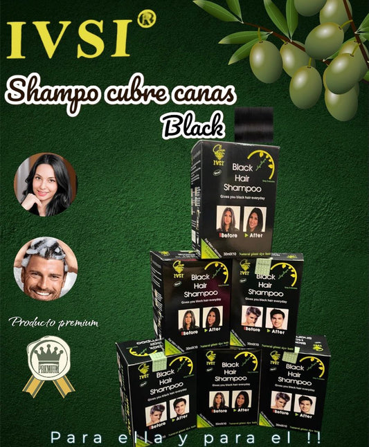 Shampoo Cubre Canas Sachet x 10 🧴 ¡Adiós canas en solo 5 minutos!